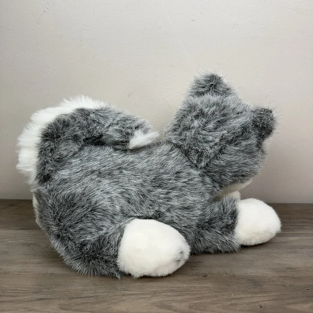 Vtg Fiesta Sitting Husky Plush‎ Dog Puppy Stuffed Animal 15